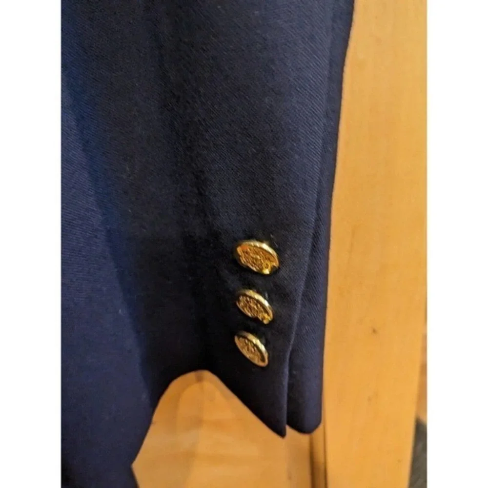 Mens Blazer Sport coat‎ John Clarendon Dark Blue 100% wool approx 46